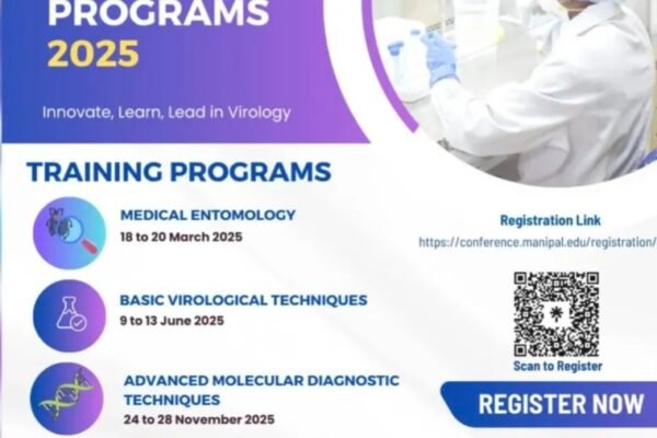 Manipal Institute of Virology (MIV) Skill Based Training 2025
