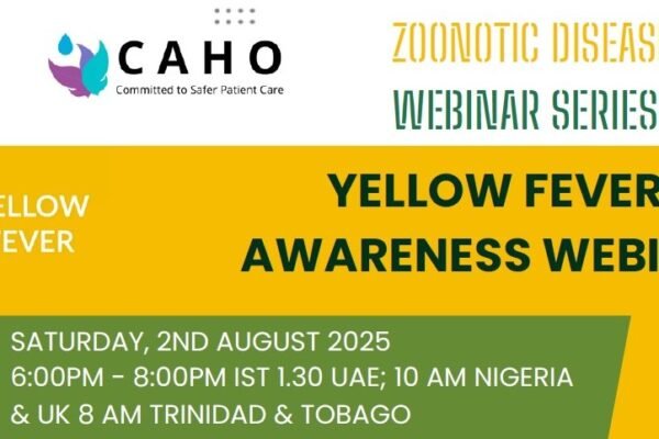 Yellow Fever awareness webinar, CAHO