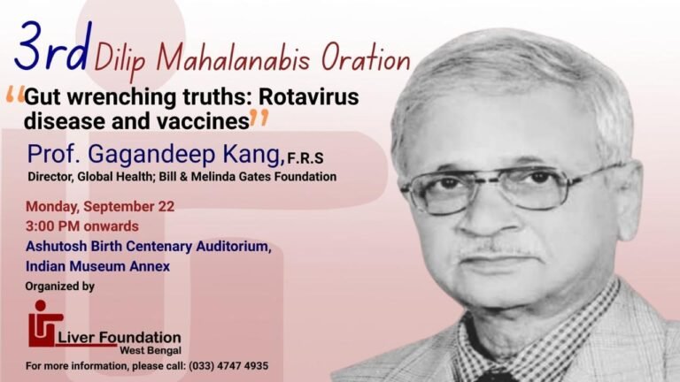 Oration on Rotavirus, Kolkata